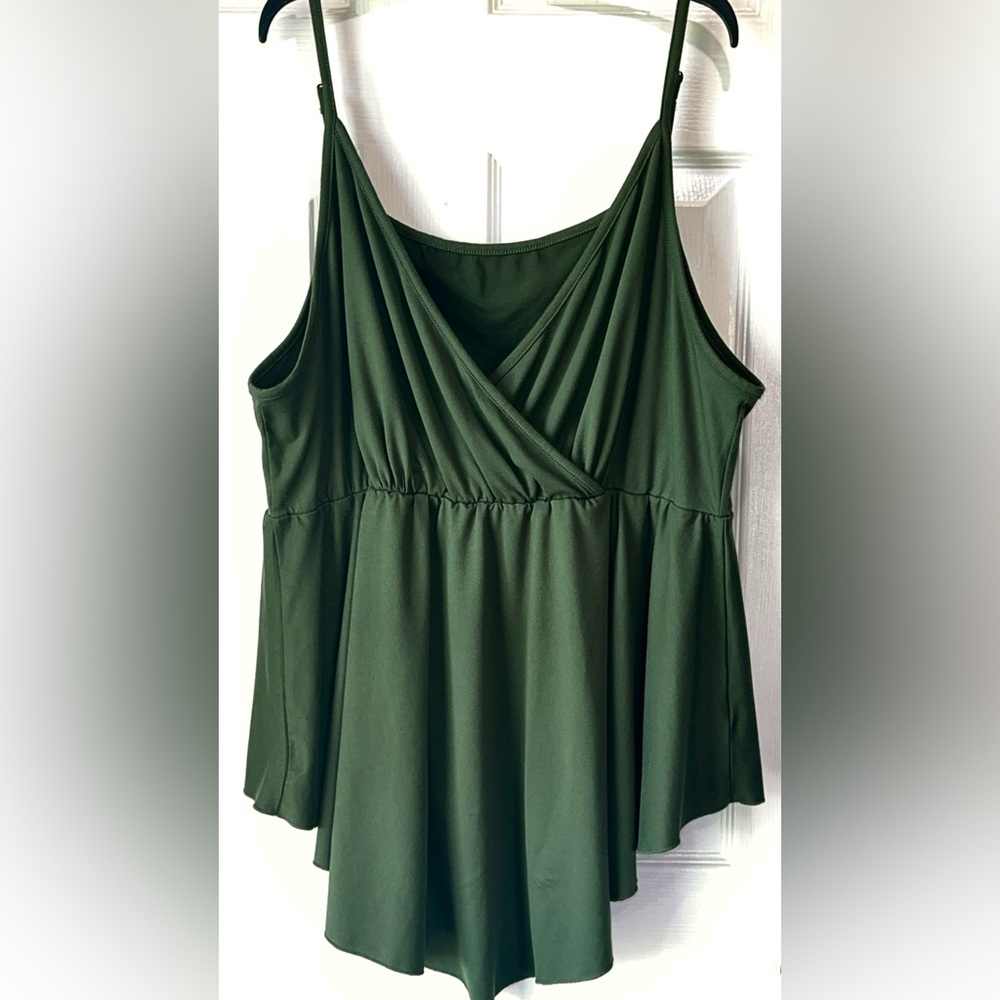 Plus Wrap Hem Cami Top